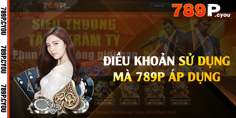 Điều khoản sử dụng mà 789P áp dụng 